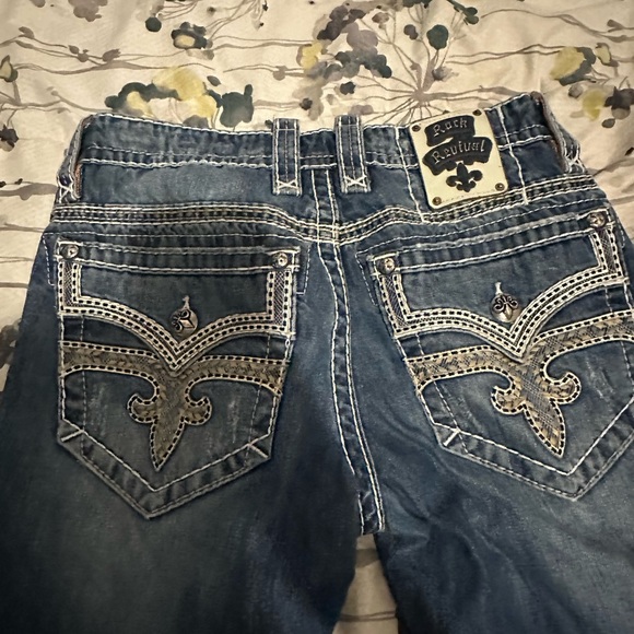 Men’s Gorges Straight Rock Revival Jeans size 32 - Picture 4 of 5